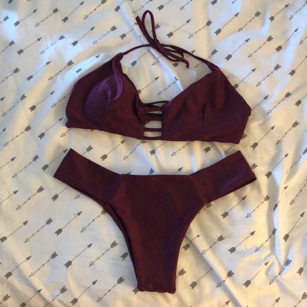 Sexy Burgundy 2 piece